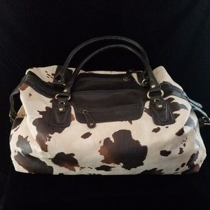 BUENO Cowhide weekender